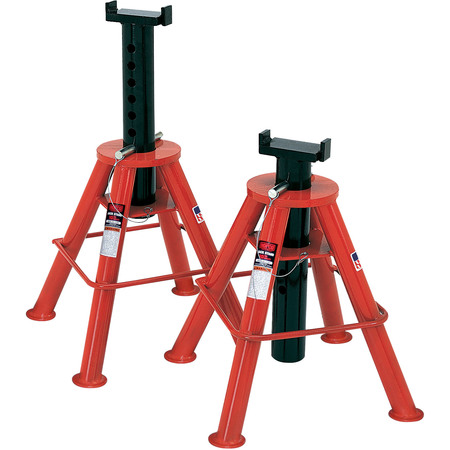 10 Ton Cap. Jack Stands - Pin Type-[Low] - U.S.A -  NORCO PROFESSIONAL LIFTING, 81208